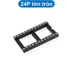 Đế IC chân vuông/tròn hai hàng 2.54mm 1A