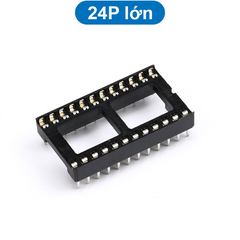 Đế IC chân vuông/tròn hai hàng 2.54mm 1A