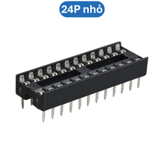 Đế IC chân vuông/tròn hai hàng 2.54mm 1A