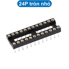 Đế IC chân vuông/tròn hai hàng 2.54mm 1A