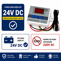 Bộ nhiệt độ, làm máy ấp trứng XH - W3002 - 12V/24V/220V