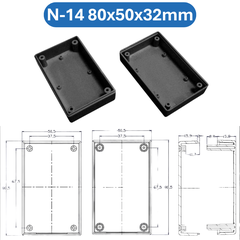 Hộp nhựa ABS, hộp đựng linh kiện, hộp nhựa kỹ thuật