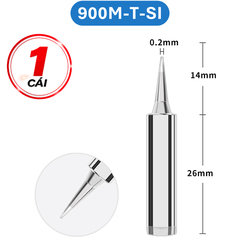 Mũi hàn Yihua màu bạc 900M - T loại tốt