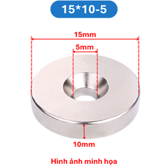 Nam châm đất hiếm tròn lỗ