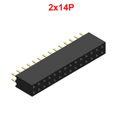 Hàng rào cái đôi 2.54mm cắm chân đứng cao 8.5mm