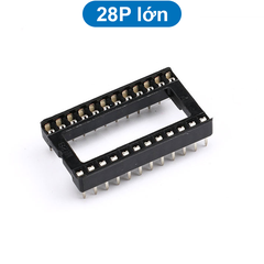 Đế IC chân vuông/tròn hai hàng 2.54mm 1A
