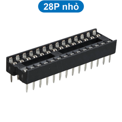 Đế IC chân vuông/tròn hai hàng 2.54mm 1A