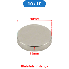 Nam châm đất hiếm tròn không lỗ