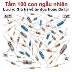 Gói nhiều loại điện trở cắm, điện trở dán cho anh em thợ cần đủ loại