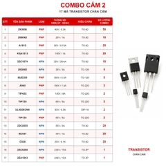 Bộ Transistor nhiều loại để nghiên cứu, học tập, thực hành