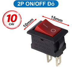 Công tắc bập bênh KCD1 - 11 2P/3P 10x15mm 3A - 250V
