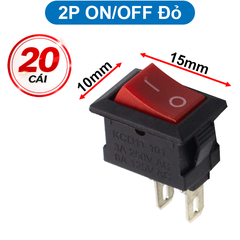 Công tắc bập bênh KCD1 - 11 2P/3P 10x15mm 3A - 250V