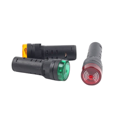 Đèn còi báo AD16 - 16SM lỗ khoét 16mm điện áp 12V, 24V, 220V, 380VAC