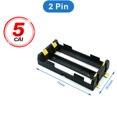 Đế pin 18650 chân đồng mạ vàng hàn PCB