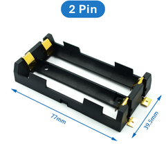 Đế pin 18650 chân đồng mạ vàng hàn PCB