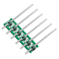 Mạch bảo vệ hàn đầu pin Lithium 1S 3.7V 2 - 4.5A (1 - 3 MOS) có hàn kẽm sẵn ( PCB tròn)