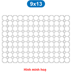 Khung cố định pin 18650 nhiều hàng (6 - 13 hàng) ghép khối lớn xe điện