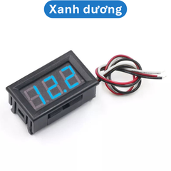 Đồng hồ hiển thị điện áp DC 0V - 100V 3 dây