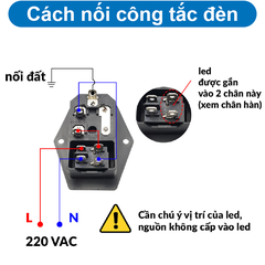 Đầu nối nguồn, jack cắm AC hàn dây chịu tải tốt cho máy móc thiết bị điện