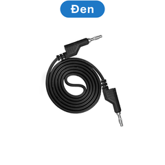 Dây kẹp silicon 2 đầu bắp chuối 1m