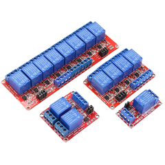 Mạch relay opto cách ly 1 - 8 kênh kích ( H/L) 5V/12V/24V - 10A/30A