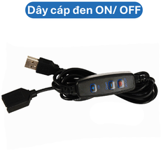 Đèn Led siêu sáng 5V, cáp kim loại, cáp on off