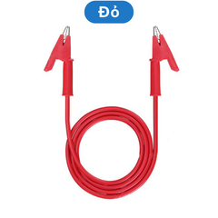 Dây kẹp silicon 2 đầu cá sấu 1m