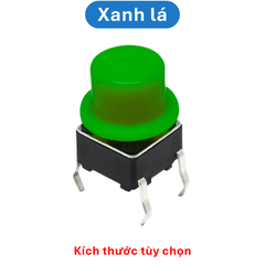 (50 Cái) Nắp nút nhấn 6x6mm hình mũ đường kính trong 3.1Mm / 3.4mm cao 6mm