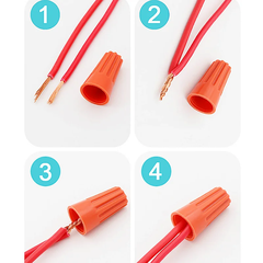 (50 Cái) Cút nối xoắn dây điện SP1 - SP6