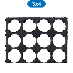 Khung cố định pin - 21700 lỗ 21.3mm, nhựa ABS chống cháy