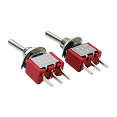 (2 Cái) Công tắc Toggle, công tắc gạt MTS loại nhỏ lỗ khoét 6mm