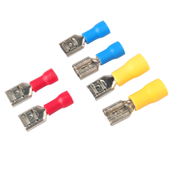 (50 cái) Đầu cos ghim dẹp cái, cos ghim capa bọc nhựa FDD