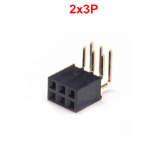 Hàng rào cái đôi 2.54mm cắm chân cong cao 8.5mm