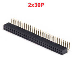 Hàng rào cái đôi 2.54mm cắm chân cong cao 8.5mm