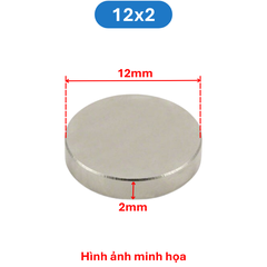 Nam châm đất hiếm tròn không lỗ