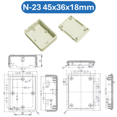 Hộp nhựa ABS, hộp đựng linh kiện, hộp nhựa kỹ thuật
