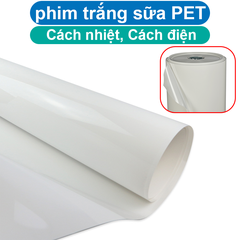 (0.5 mét) Giấy cách điện, cách nhiệt, phim trắng sữa PET