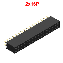 Hàng rào cái đôi 2.0mm cắm chân đứng cao 4.3mm