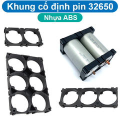 Khung cố định pin 32650 nhựa ABS chống cháy