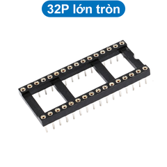 Đế IC chân vuông/tròn hai hàng 2.54mm 1A