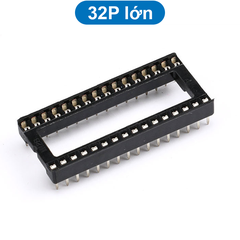 Đế IC chân vuông/tròn hai hàng 2.54mm 1A