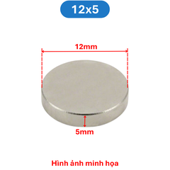 Nam châm đất hiếm tròn không lỗ