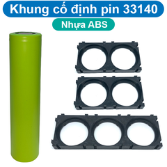 (2 cái) Khung cố định pin 33140 nhựa ABS chống cháy