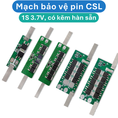 Mạch bảo vệ pin Lithium công suất cao 1S 3.7V có hàn kẽm sẵn
