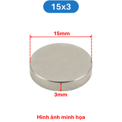 Nam châm đất hiếm tròn không lỗ