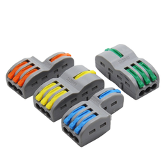 (2 Cái) Cút nối dây điện nhanh chiu nhiệt nhiều cổng FD