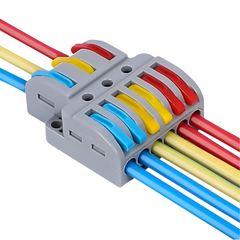 (2 Cái) Cút nối dây điện nhanh chiu nhiệt nhiều cổng FD