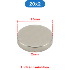 Nam châm đất hiếm tròn không lỗ