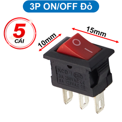 Công tắc bập bênh KCD1 - 11 2P/3P 10x15mm 3A - 250V