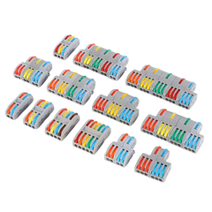 (2 Cái) Cút nối dây điện nhanh chiu nhiệt nhiều cổng FD